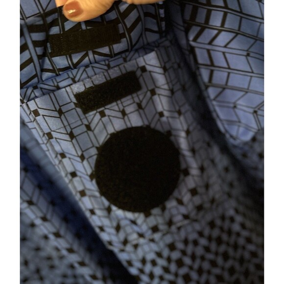 Official Sports International Nisoa Soccer Referee shirt Blue Men's SZ L  jersey - Picture 7 of 7